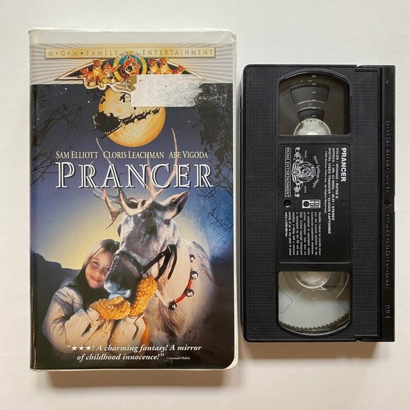 1989 Prancer VHS Video Classic Tested Working Holiday Family Film - Picture 1 of 3